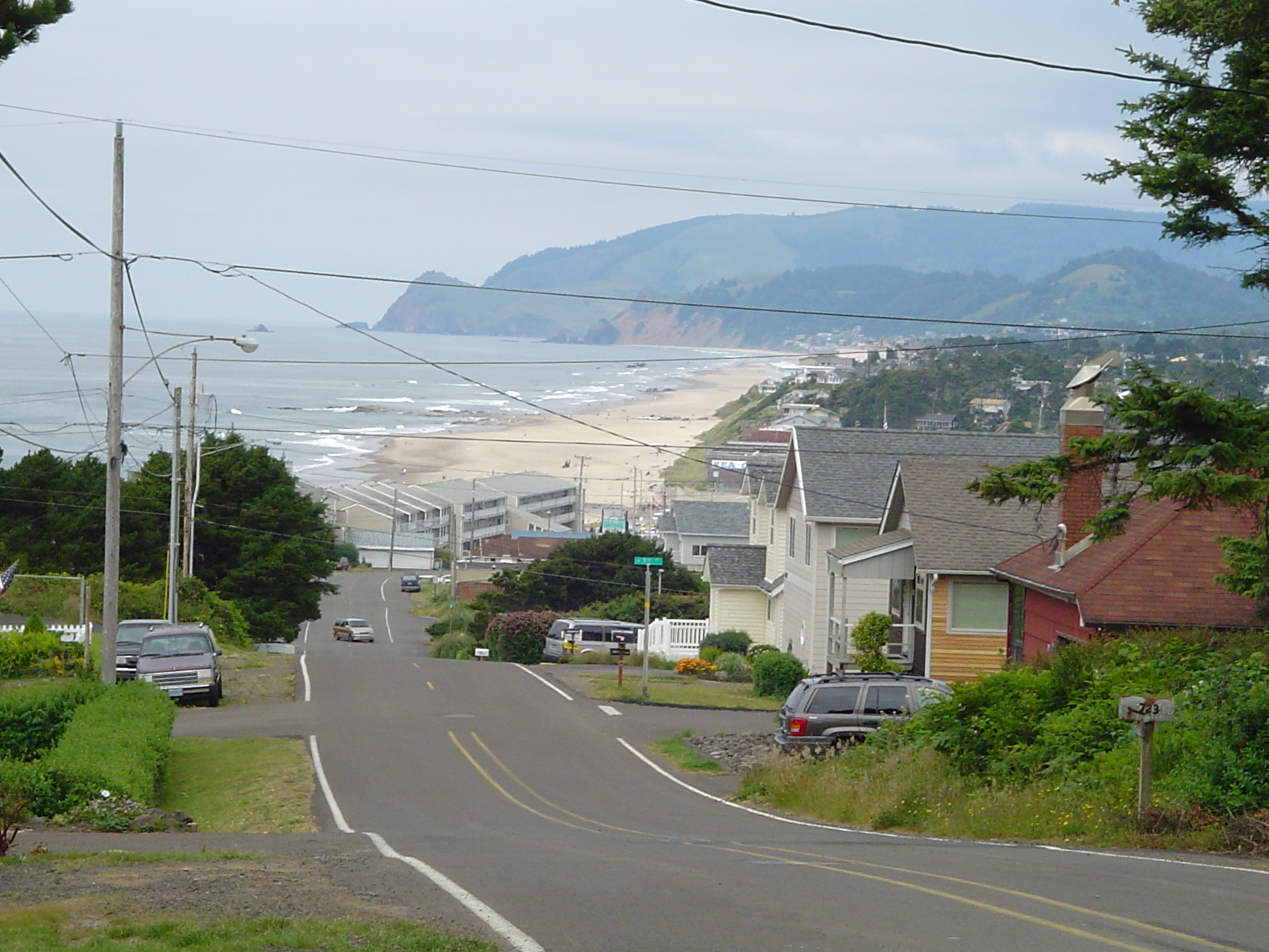 Lincoln City Oregon coastline